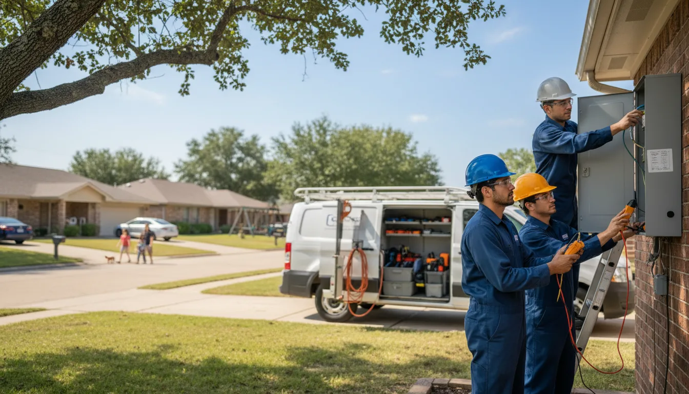 Certified electrician providing emergency electrical services in Force, PA